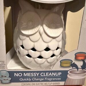 Yankee Candle White Owl Meltcup Warmer